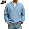 Textured V-Neck Sweatshirt || CLEARANCE SALE