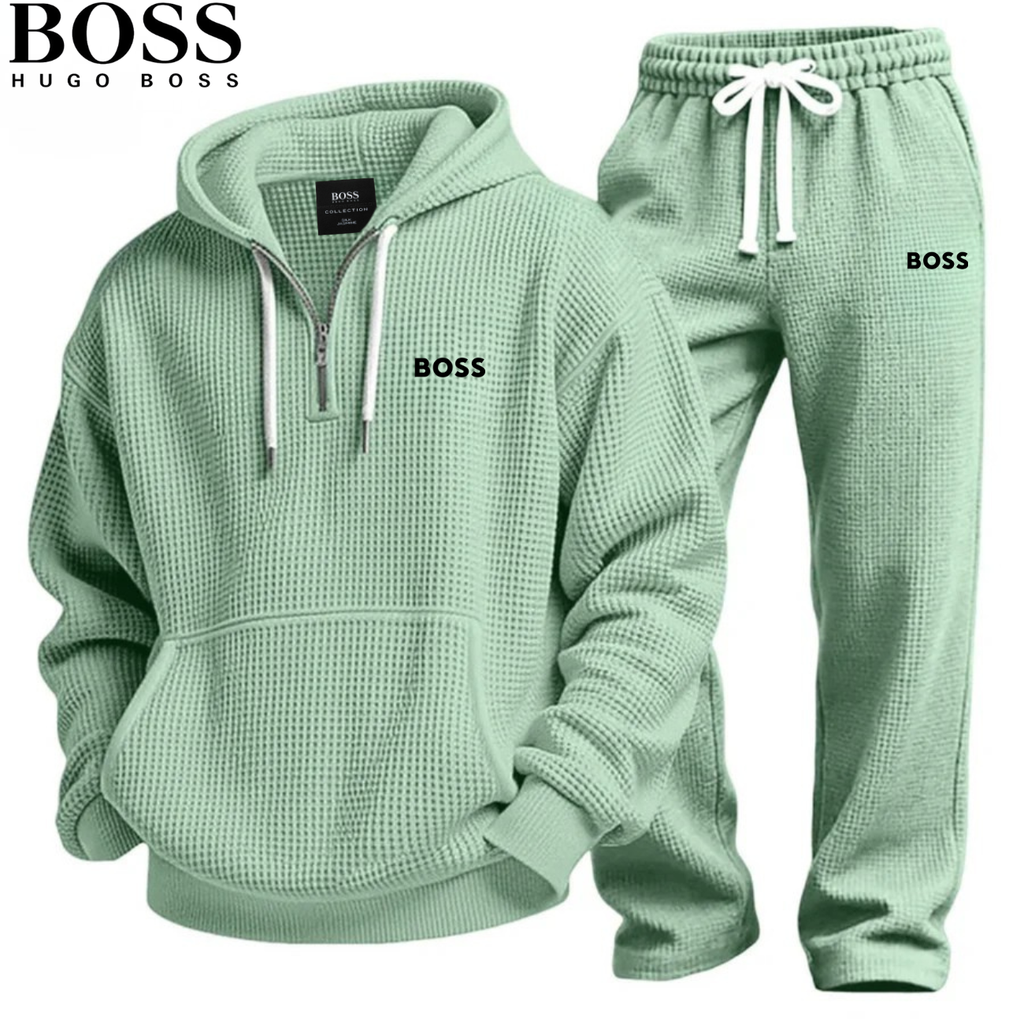 2026 Casual Waffle Textured Tracksuit || CLEARANCE PRICE