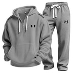 Waffle-Knit Performance Hoodie Jogger Set - Clearance Sale