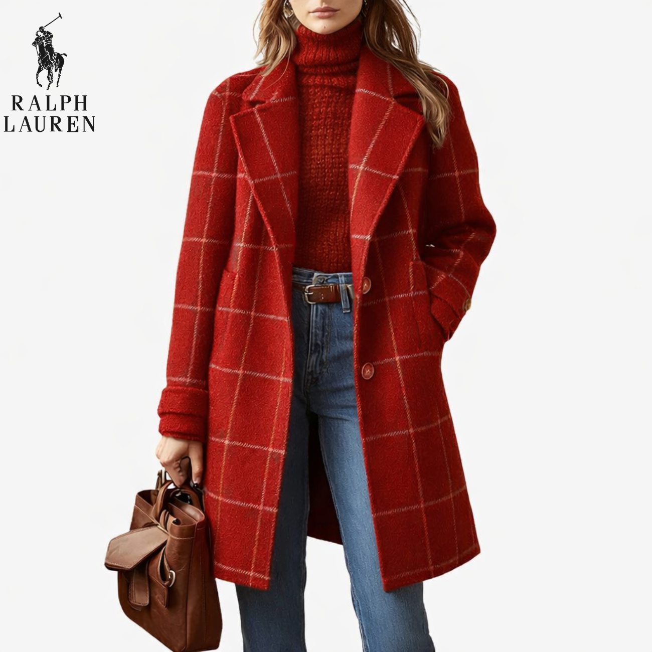 RL™ Timeless Checkered Wool Coat | Clearance Sale