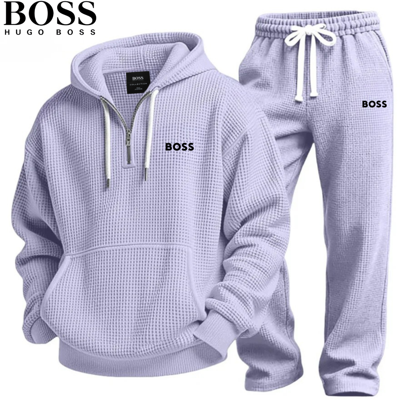 2026 Casual Waffle Textured Tracksuit || CLEARANCE PRICE