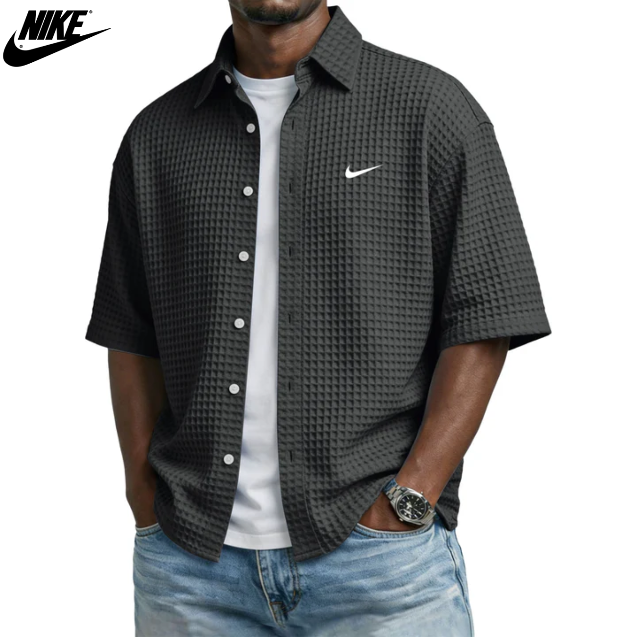 2026 Textured Summer Button Shirt || Clearance Sale