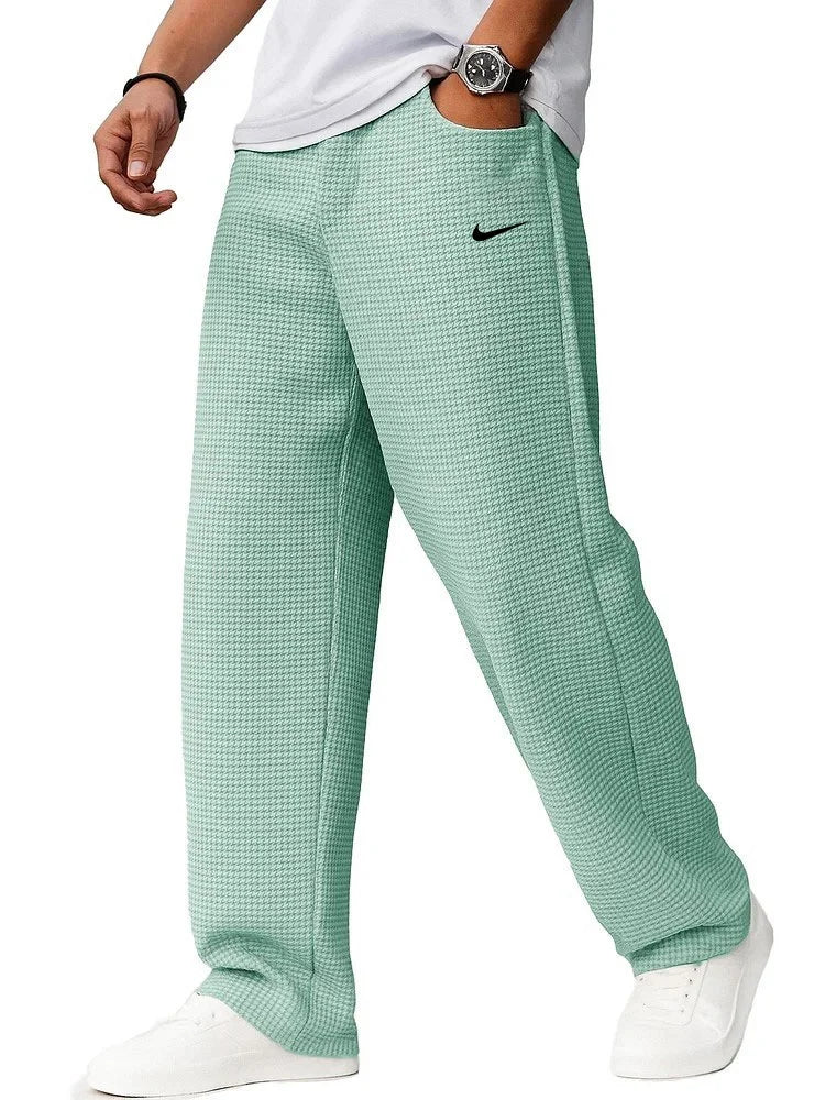 NK - Men's Stylish Casual Waffle Sports Trousers
