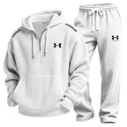 Waffle-Knit Performance Hoodie Jogger Set - Clearance Sale