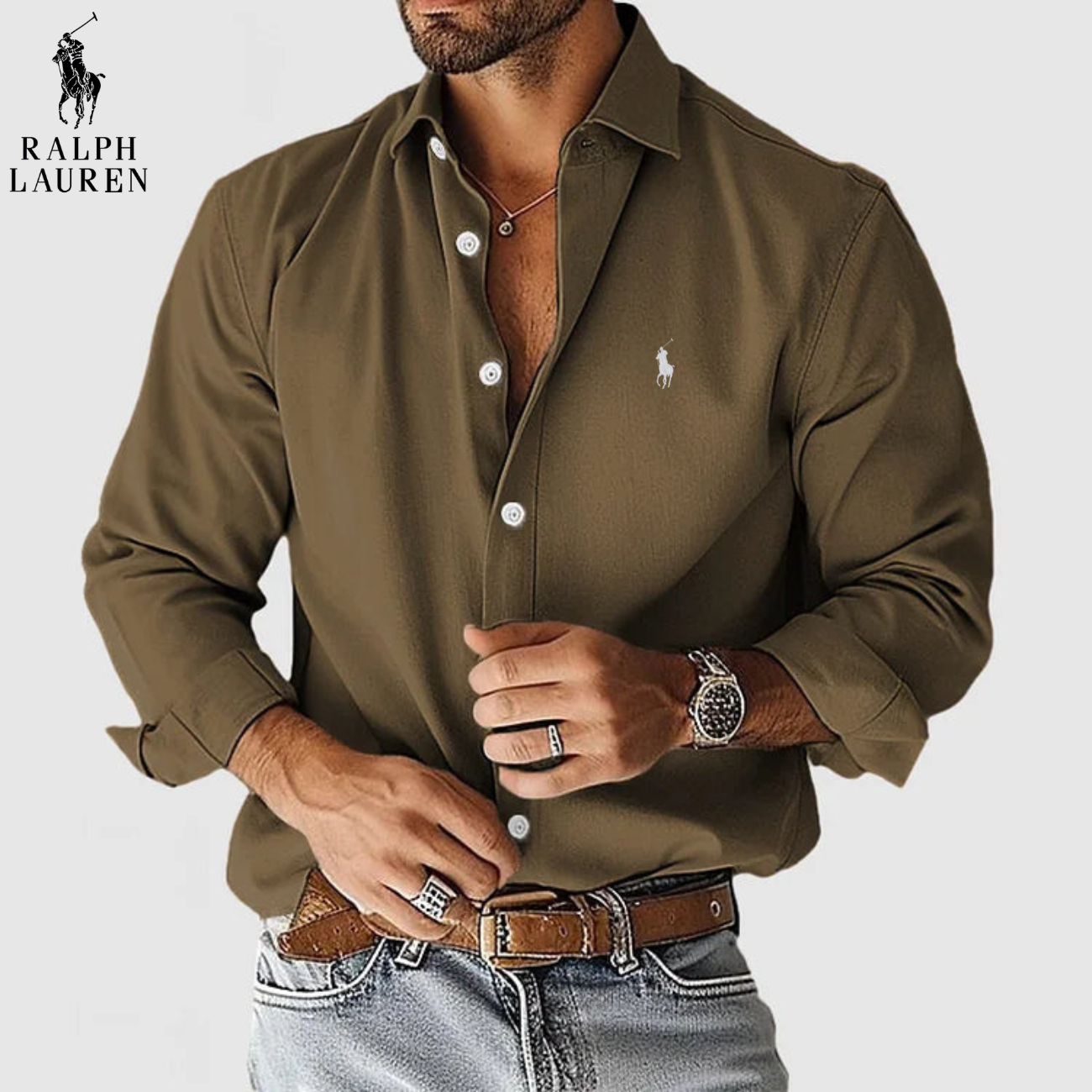 2026 Modern Slim-Fit Button-Up Shirt || CLEARANCE SALE