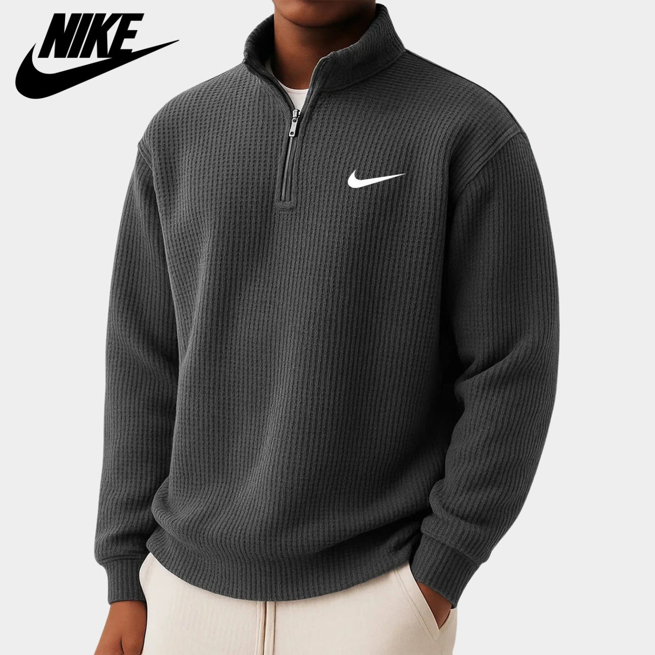 Comfortable Half-Zip Sweater || CLEARANCE SALE