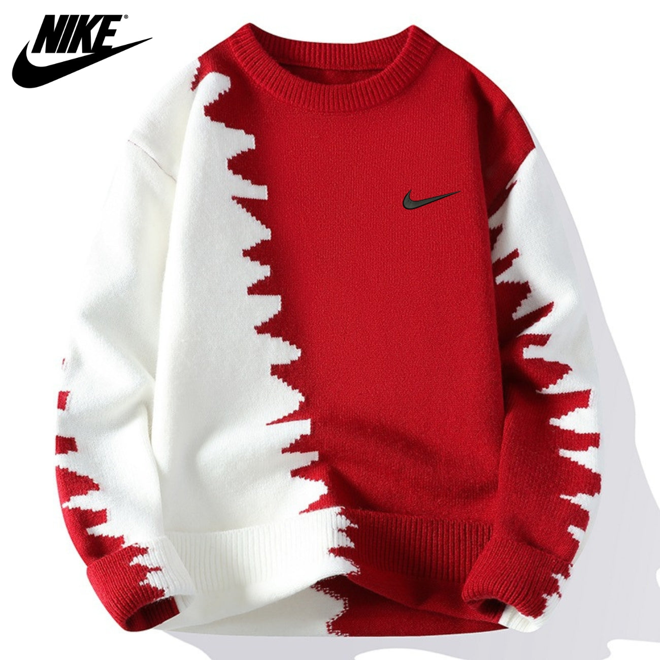 Modern Wave Knit Sweater || CLEARANCE PRICE
