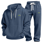 Waffle-Knit Performance Hoodie Jogger Set