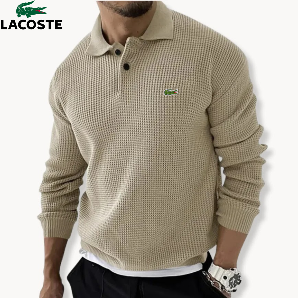 2026 Textured Knit Polo Sweater || Clearance Sale