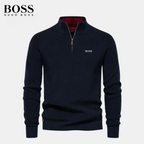 Half-zip sweater