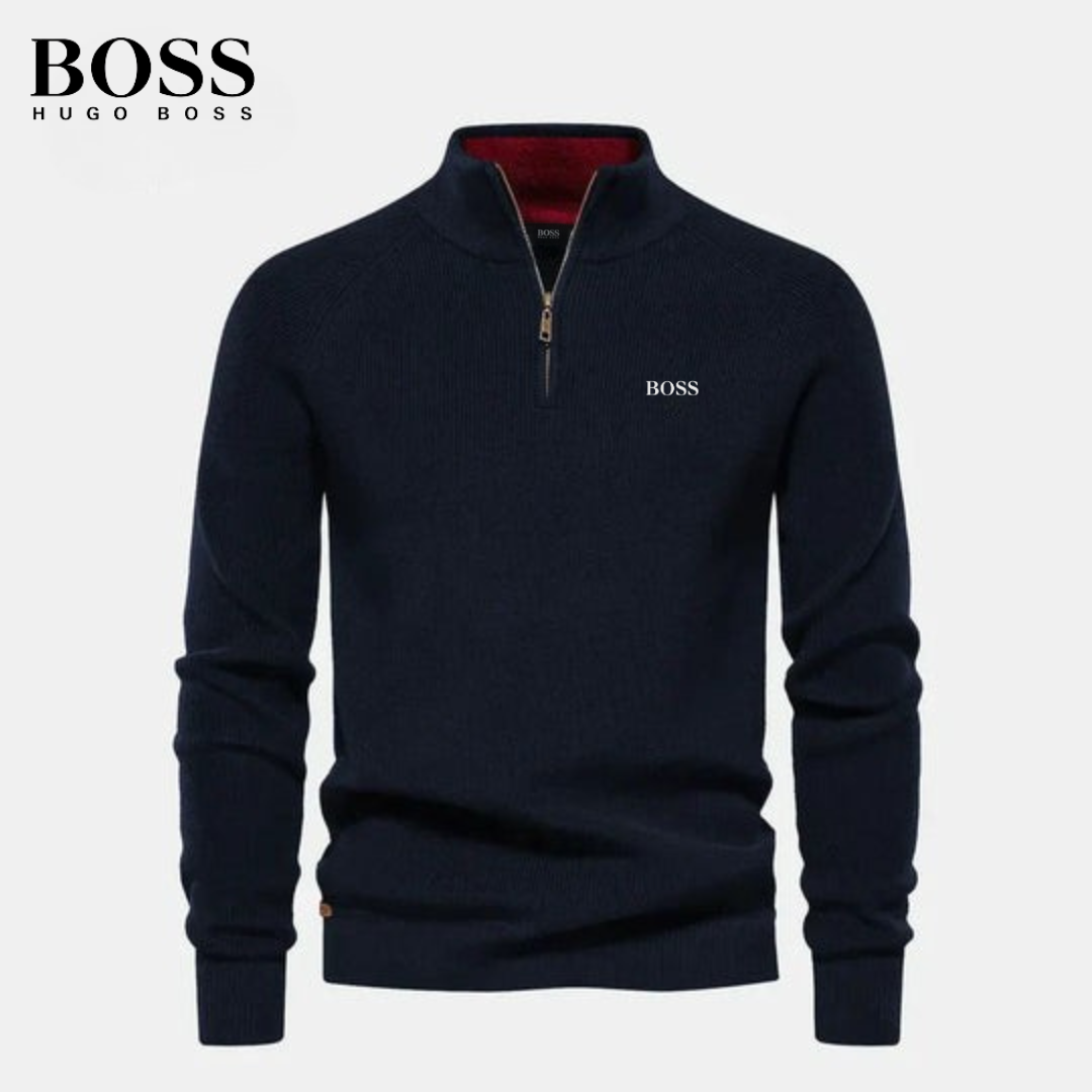 Half-zip sweater