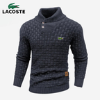 Knitted Sweater with Buttoned Collar || CLEARANCE SALE
