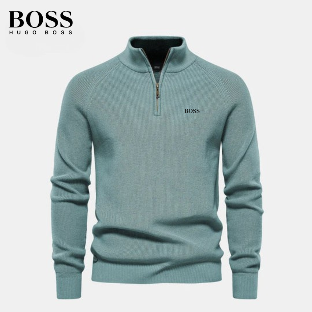 Half-zip sweater