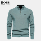 Half-zip sweater
