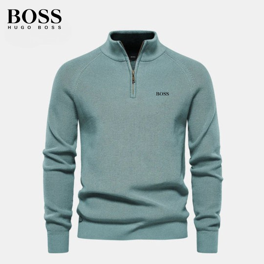 Half-zip sweater