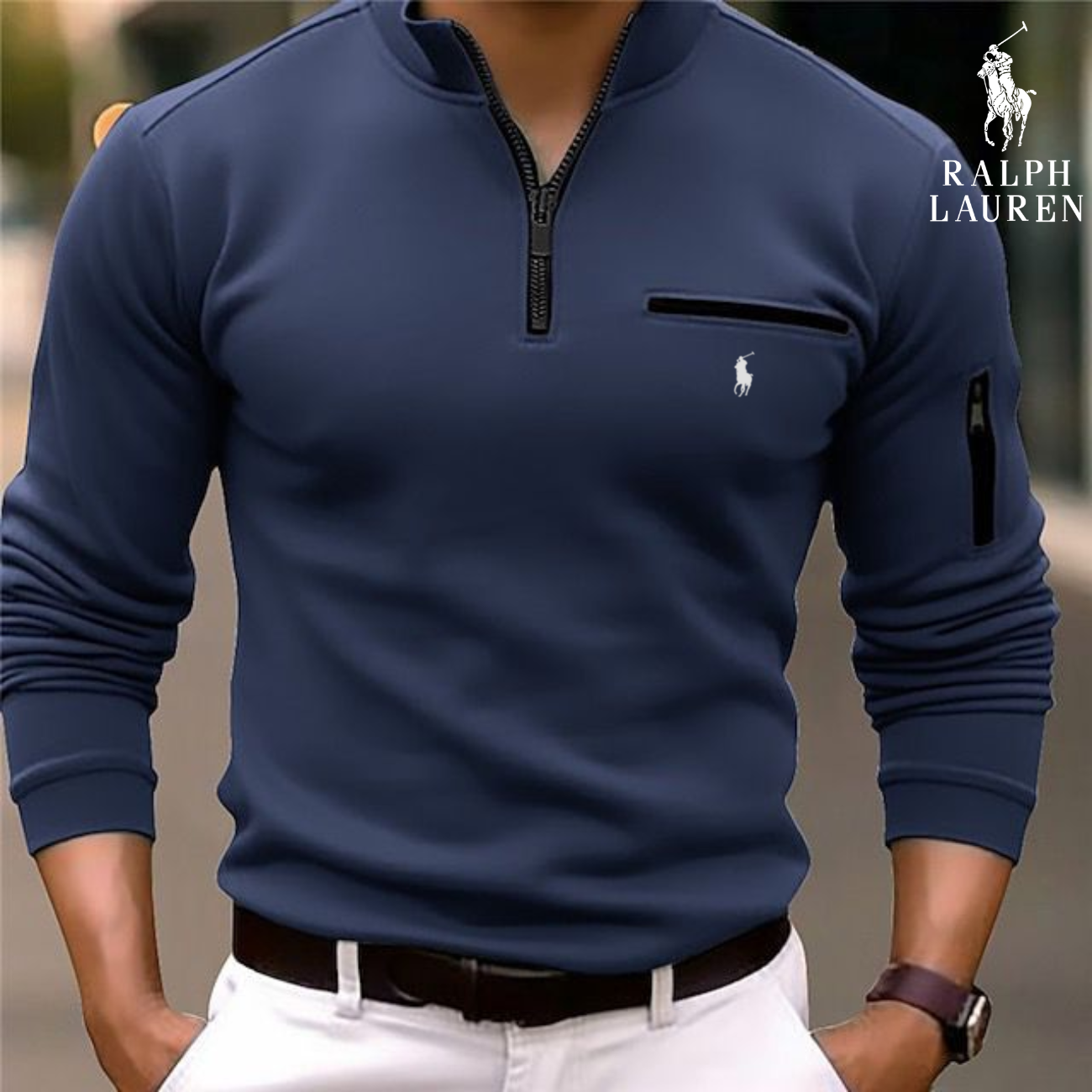 2026 Functional Knitted Sweater with Half-Zip || Clearance Sale