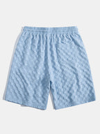 High Collar Jacquard Checkered Set - Liquidation P3rice