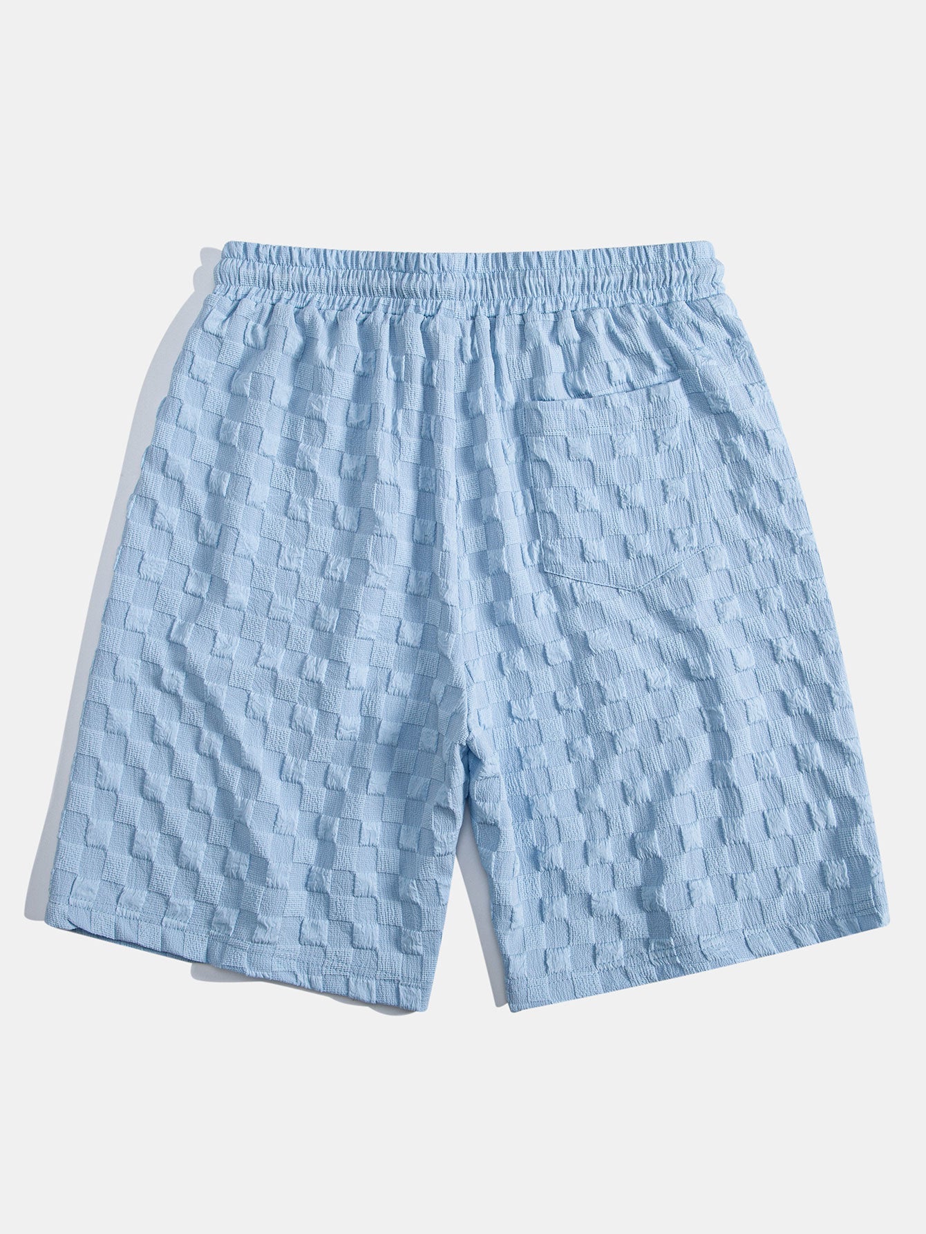 High Collar Jacquard Checkered Set - Liquidation P3rice