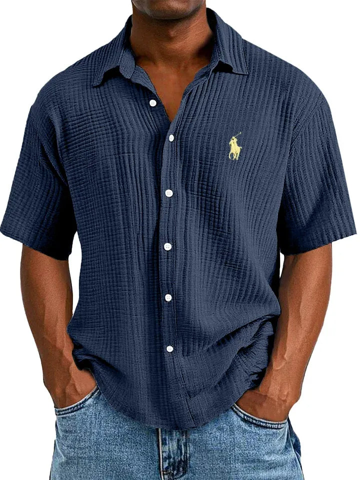 Breezy Cotton Camp Shirt — Clearance Sale
