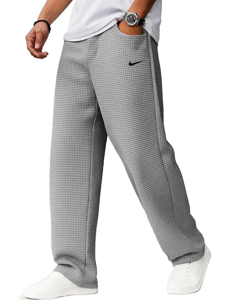 NK - Men's Stylish Casual Waffle Sports Trousers