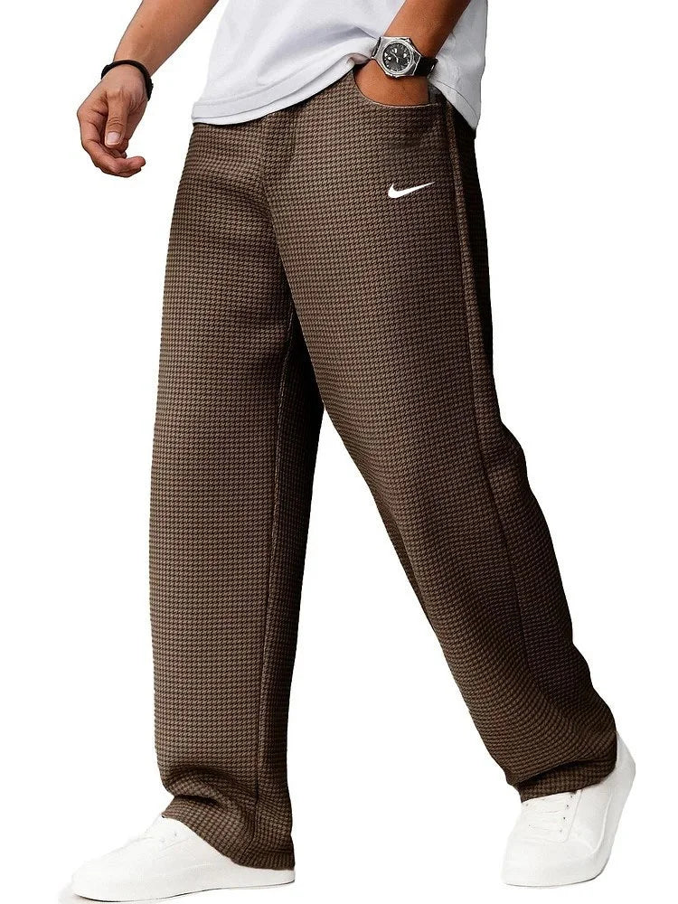NK - Men's Stylish Casual Waffle Sports Trousers